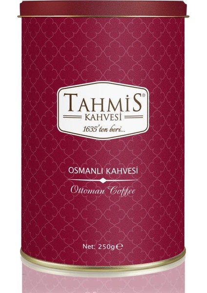 Kahvesi Osmanlı Kahvesi 250 gr Teneke