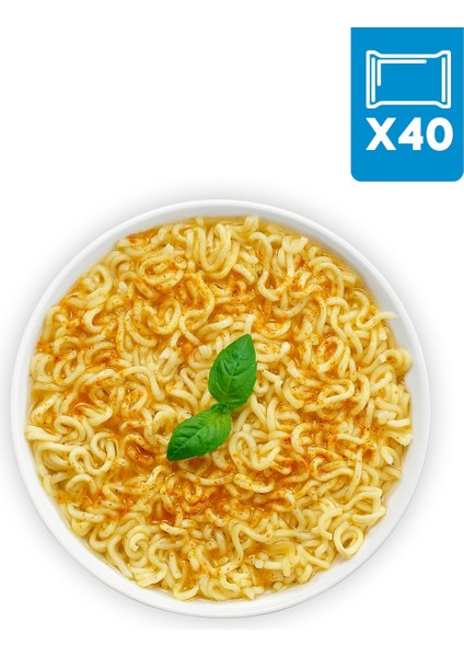 40'lı Köri Aromalı Hazır Noodle Paket