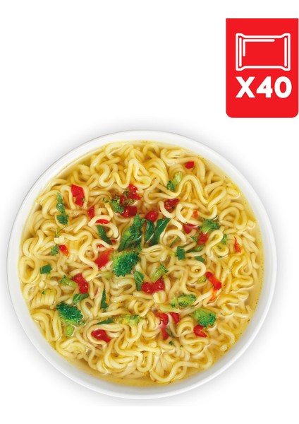 40'lı Sebze Aromalı Hazır Noodle Paket modelleri