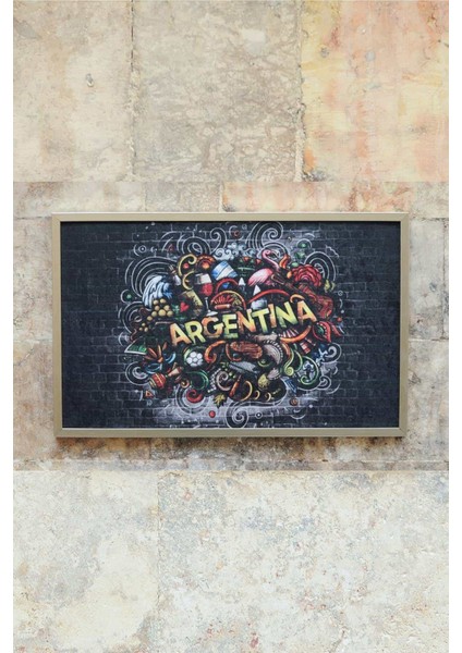 Arjantin - Ülkeler Serisi Metaframe Tablo