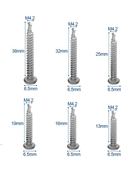 Ysb Matkap Uçlu Vida 4.8X38 mm 100 Adet