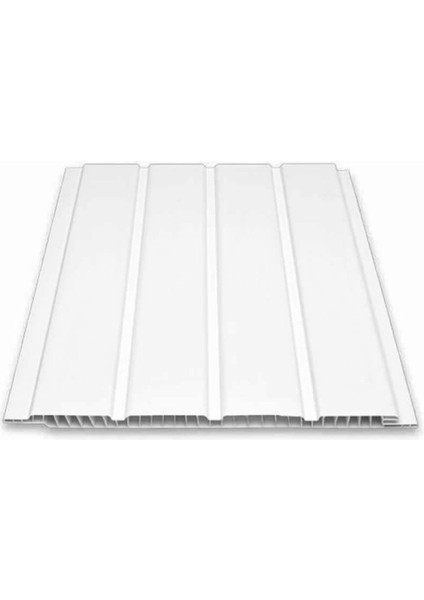 Ser Profil Fugalı Beyaz Plastik Pvc Duvar Tavan Lambiri 10 Adet 20 cm x 1 M 2 M2