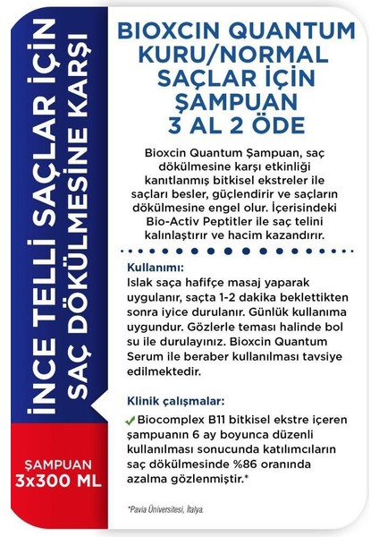 Quantum K/N Saçlar Için Şampuan