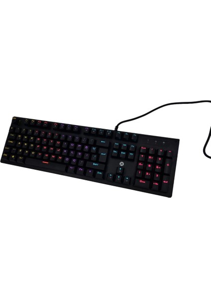 YH905 Rgb LED Işıklı ve Mekanik Tuşlu Oyuncu Klavyesi - DKA007 indirimleri