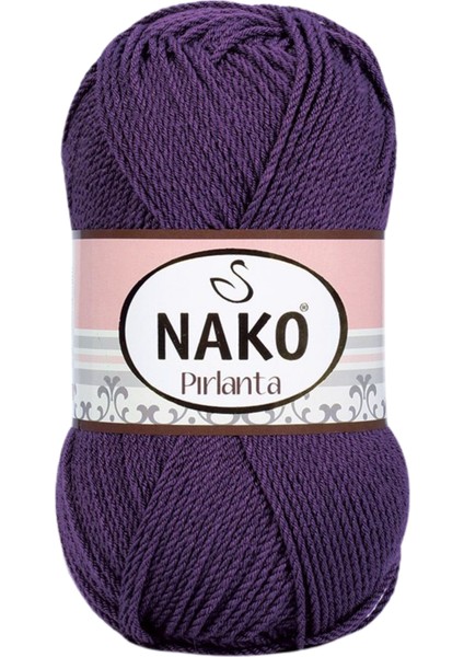 Pırlanta El Örgü Ipi Ipliği Yünü Renk Kodu:60-Mürdüm