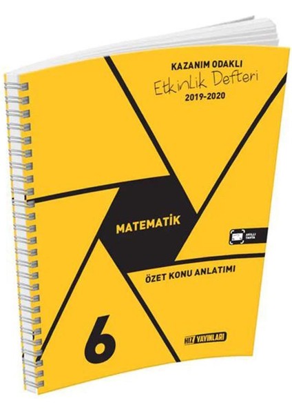 Hız 6. Sınıf Matematik Etkinlik Defteri