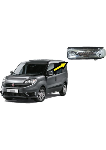 Fiat Doblo ve Opel Combo D Dikiz Ayna Sinyali Sağ Taraf (2010 - 2020)