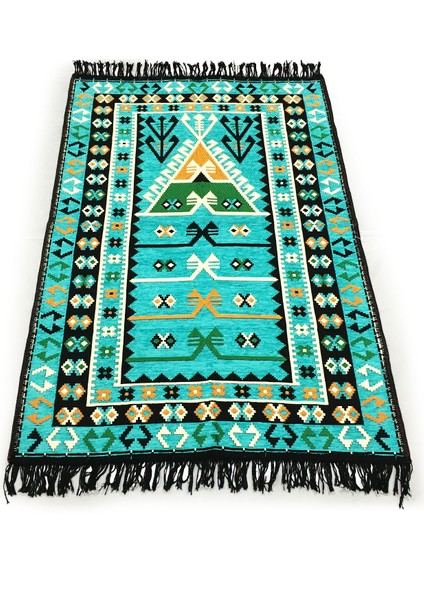 Anadolu Seccade Kilim 6 Mavi