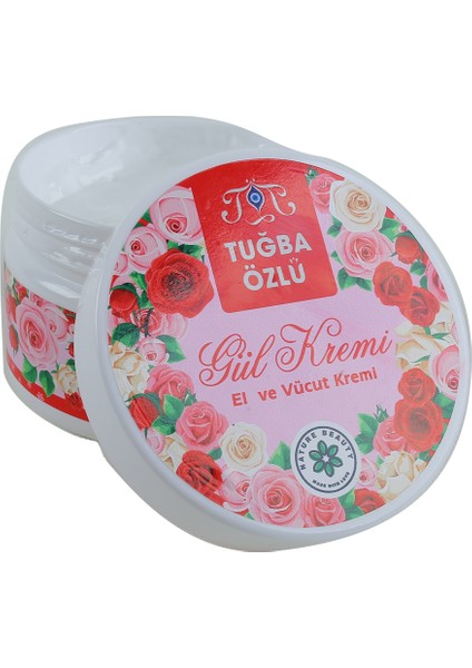 Doğal Güllü El ve Vücut Kremi modelleri