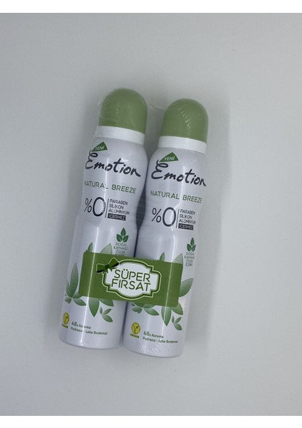 Natural Breeze Deodorant 150 ml x 2