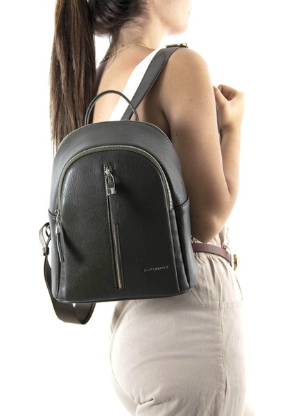 Silver Polo Kadın Sırt Çantası Haki - Haki NV901