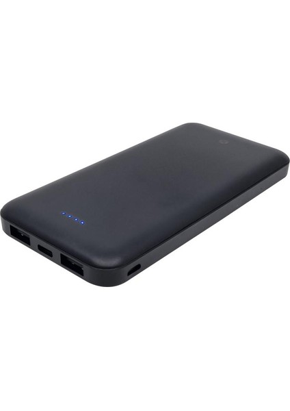 TB-10 10000 mAh Powerbank Type-C Girişli 2xUsbA Çıkışlı Siyah