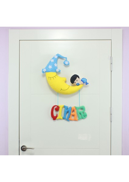 Çınar Isimli Aydedeli Bebek Odası Kapı Süsü fiyatları