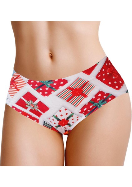 Kadın Çok Renkli Dikişsiz Izsiz Slip Külot