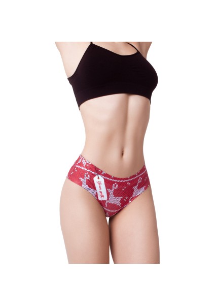 Kadın Çok Renkli Dikişsiz Izsiz Bikini Slip Külot