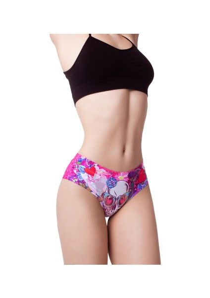 Kadın Çok Renkli Dikişsiz Izsiz Bikini Slip Külot