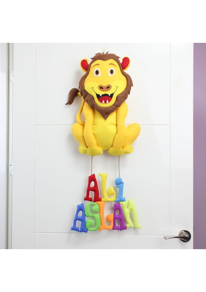 Ali Aslan Isimli Aslanlı Bebek Odası Kapı Süsü fiyatları