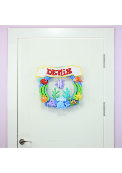 Deniz Isimli Okyanus Bebek Odası Kapı Süsü fiyatları
