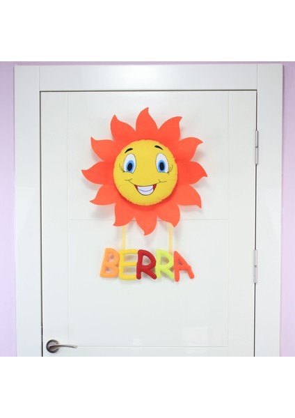 Berra Isimli Güneşli Bebek Odası Kapı Süsü fiyatları