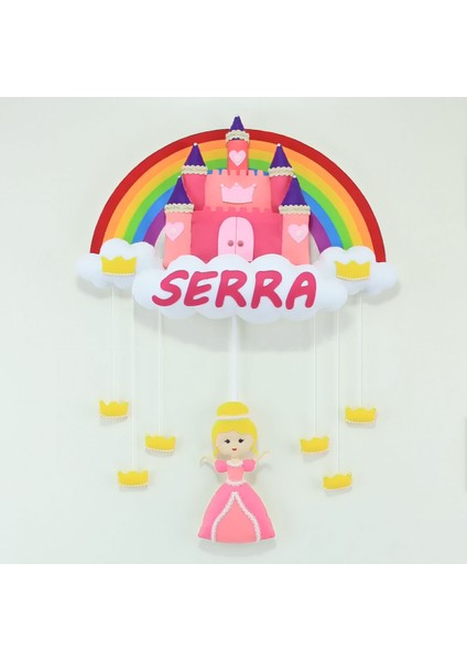 Serra Isimli Şatolu Bebek Kapı Süsü