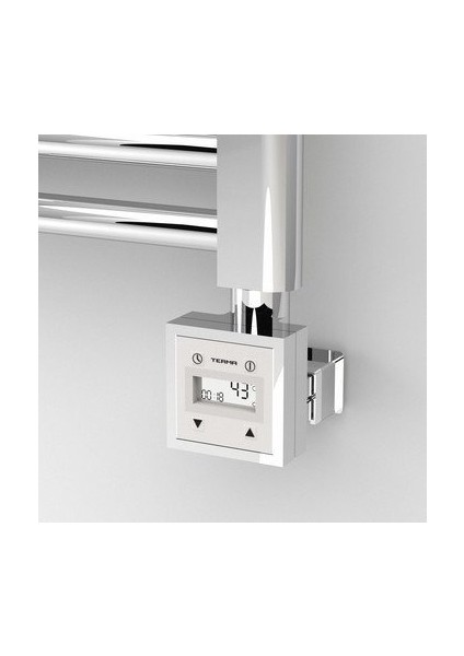 Haiti Elektrikli Havlupan 300 Watt 400 x 1200 cm Düz Krom (Kt x 3 Termostatlı)