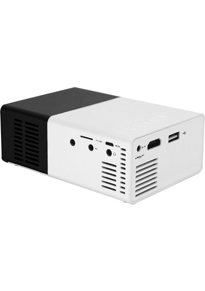 YG300 Pro LED Mini 480X272 Piksel 1080P HDMI USB Taşınabilir Projektör - Siyah (Yurt Dışından) modelleri