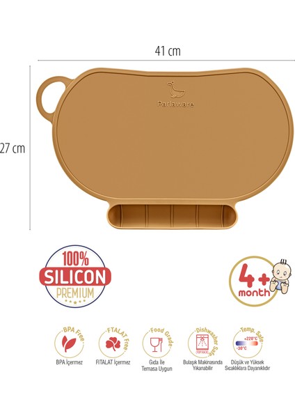 Dökülmeyi Önleyen Beslenme Servisi, Kaymaz, Silinebilir, Blw, Bebek, Çocuk modelleri