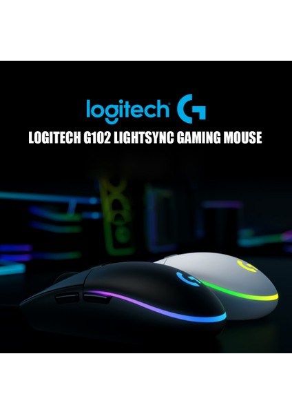 G102 Optik Sensörlü Siyah Gaming Mouse (Yurt Dışından)