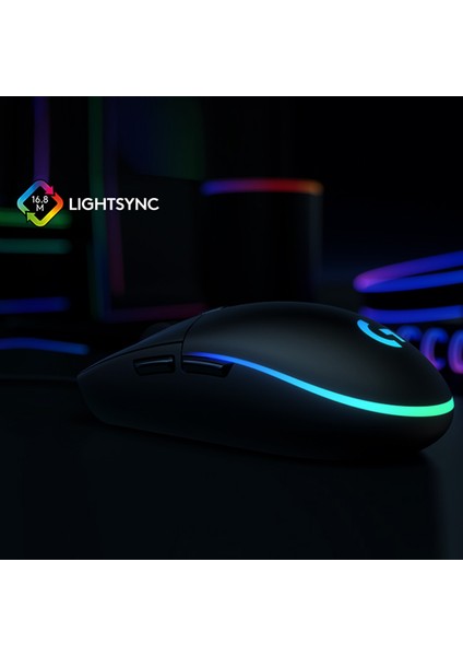 G102 Optik Sensörlü Siyah Gaming Mouse (Yurt Dışından)