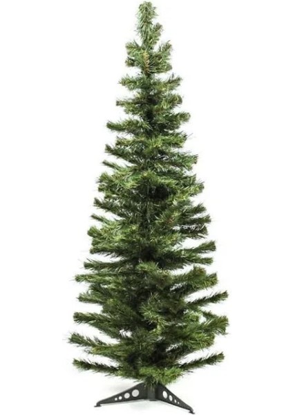 Yılbaşı Yeşil Çam Ağacı 120 cm 116 Dal Plastik Ayaklı