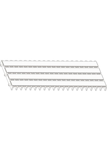 25 cm Blok Serisi Havuz Kenar Izgarası 10 mt
