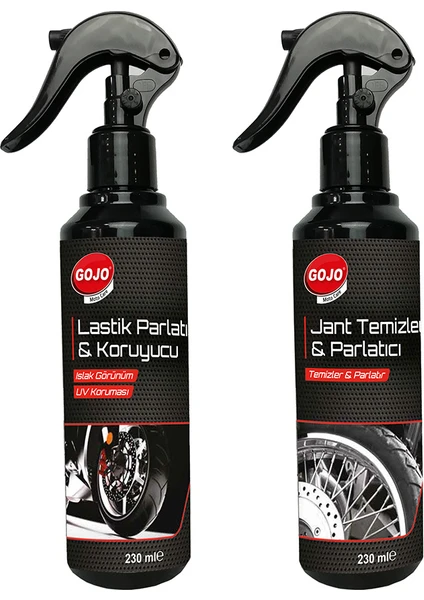 Motosiklet Lastik Parlatıcı Koruyucu ve Jant Temizleyici 230 ml