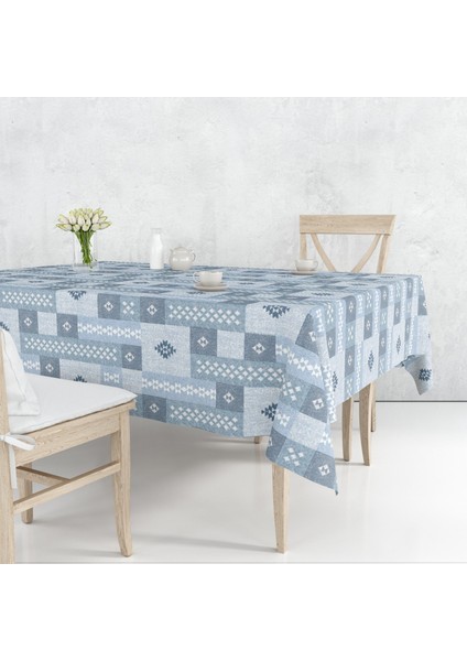 Astarlı Silinebilir Pvc Muşamba Masa Örtüsü Kilim Desen