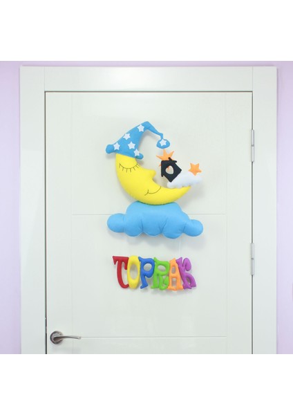 Toprak Isimli Aydedeli Bebek Odası Kapı Süsü fiyatları