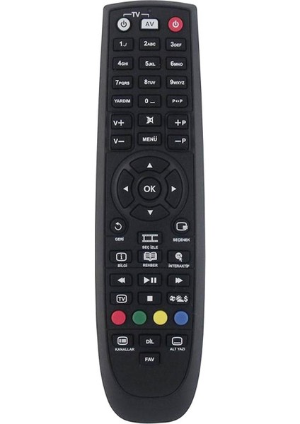 Uydu Kumanda Tivibu Seç Izle Tuşlu Yazısız
