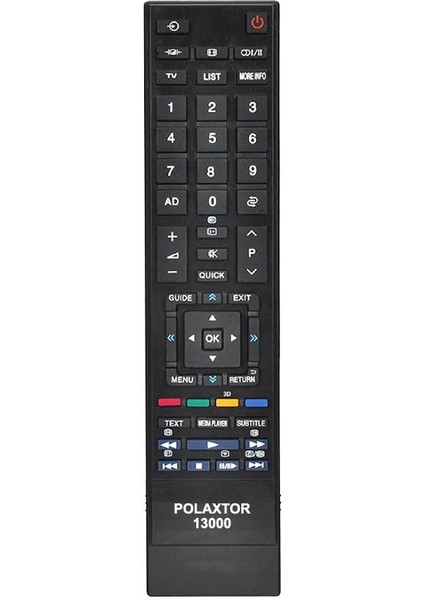LCD LED Kumanda Toshıba 3D RM-L1028 Huayu