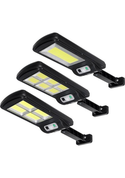100/120/128 LED Solar Powered Motion Sensör Duvar Işığı IP65 Dönebilen Sokak Lambası + Uzaktan - Uzaktan Kumanda ile 100LED (Yurt Dışından)