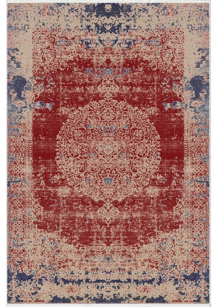 Yolluk Bordo Krem Mavi Kaymaz Kesme Yıkanabilir Ince Dijital Baskı Koridor Halısı fiyatları