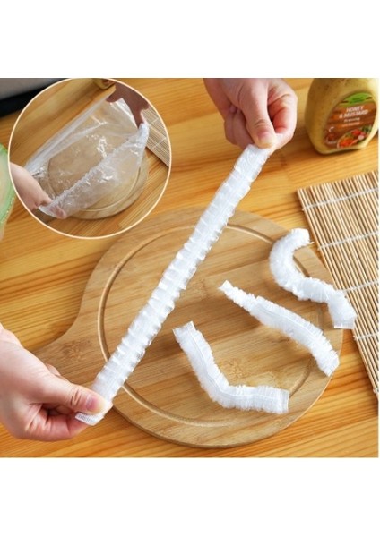 Tek Kullanımlık Yemek Kase Örtüsü - Plastik Örtücü