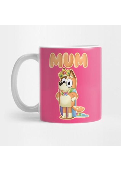 Love Mum Forever Bluey Kupa Bardak