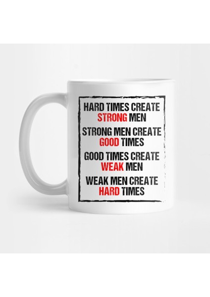 Hard Time Create Strong Men Kupa Bardak