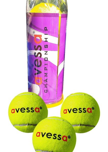 Antrenman Tenis Topu 3 Lü Sarı TT-600