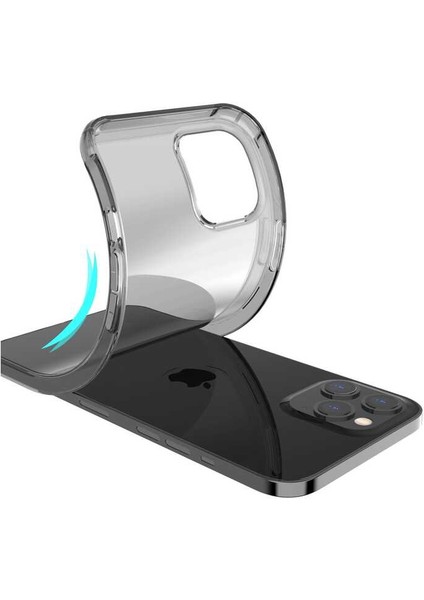 Apple iPhone 12 Pro Kılıf Darbe Emici Kenar Airbag Kajsa Transparent Kapak Renkli fiyatları