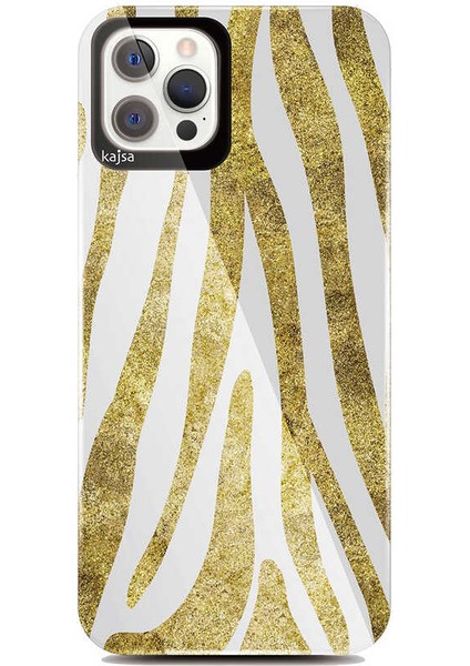 Apple iPhone 12 Pro Kılıf Renkli Tasarım Kajsa Animal Kapak NO2 Renkli