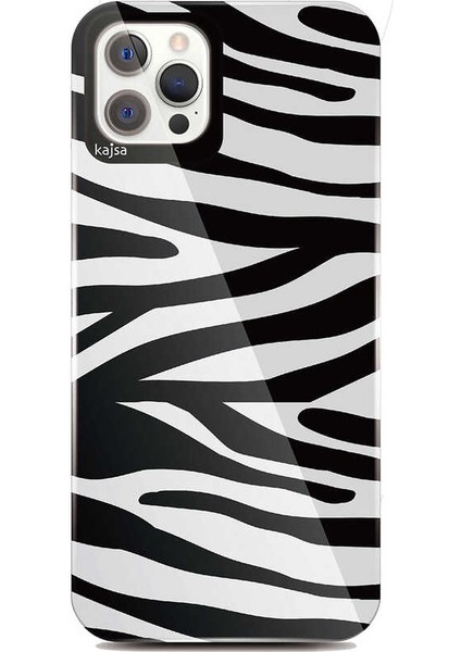 Apple iPhone 12 Pro Kılıf Renkli Tasarım Kajsa Animal Kapak NO3 Renkli