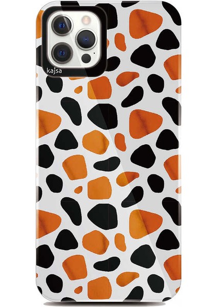 Apple iPhone 12 Pro Kılıf Renkli Tasarım Kajsa Animal Kapak NO4 Renkli