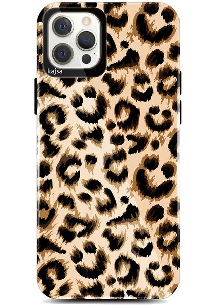 Apple iPhone 12 Pro Kılıf Vahşi Doğa Tasarımlı Kajsa Wild Kapak NO1 Renkli