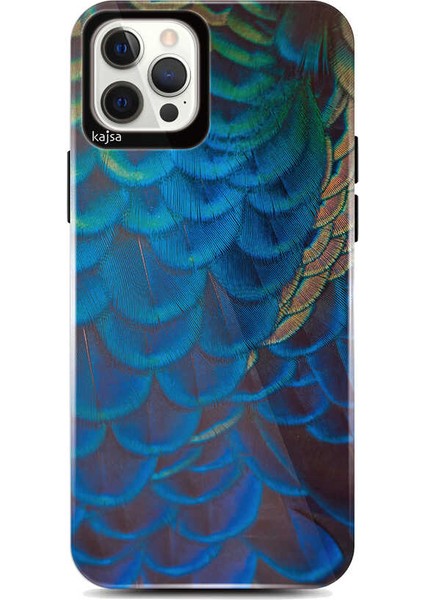 Apple iPhone 12 Pro Kılıf Vahşi Doğa Tasarımlı Kajsa Wild Kapak NO3 Renkli