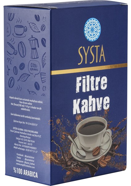 Premium Filtre Kahve 250 gr