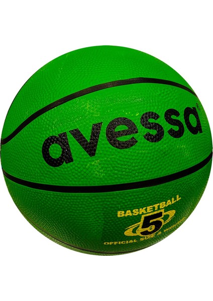 Basketbol Topu No 5 Yesil